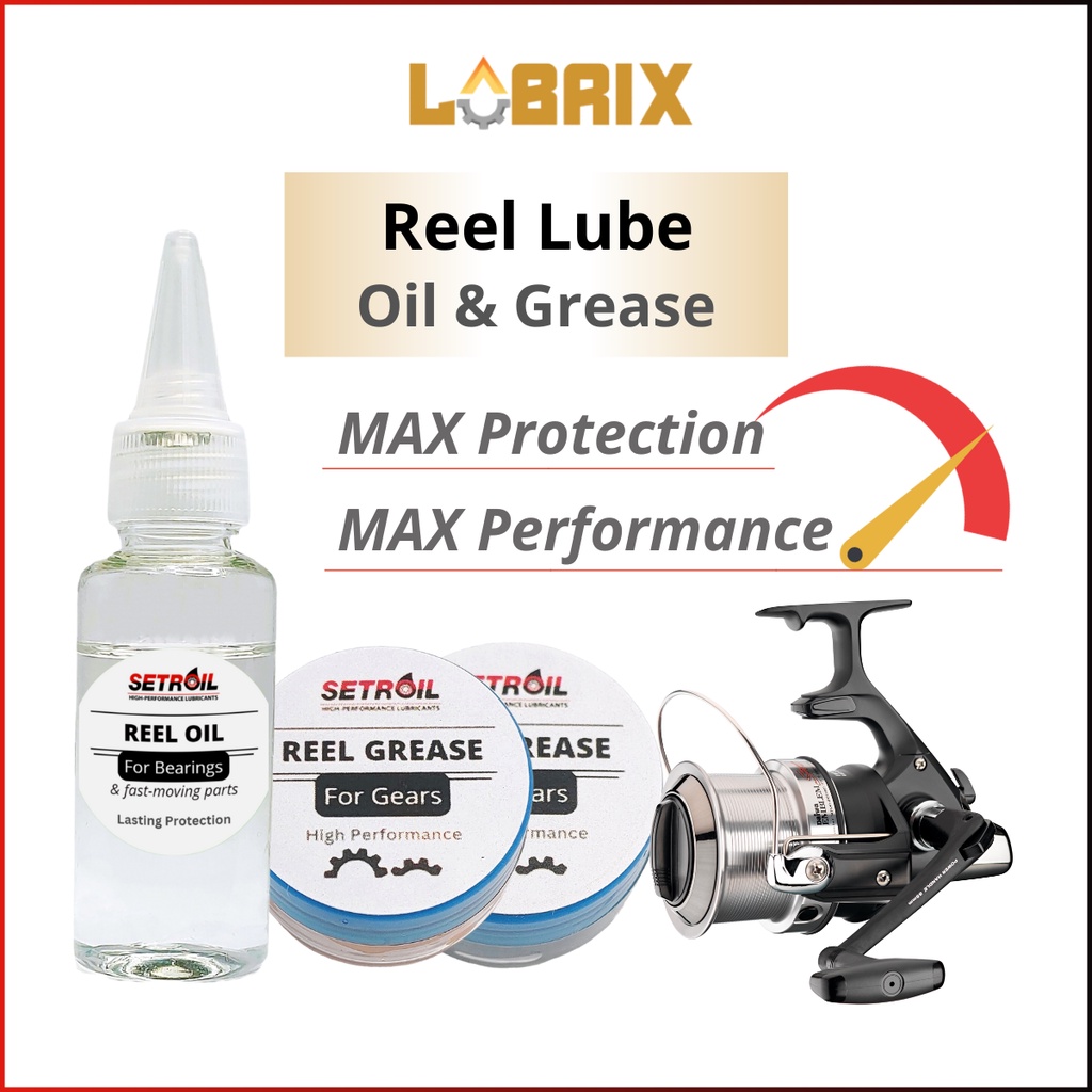 LUBRIX Setroil Fishing Reel Grease and Oil Minyak Grease Reel Oil Mesin  Pancing Alat Pancing Minyak Reel Pancing