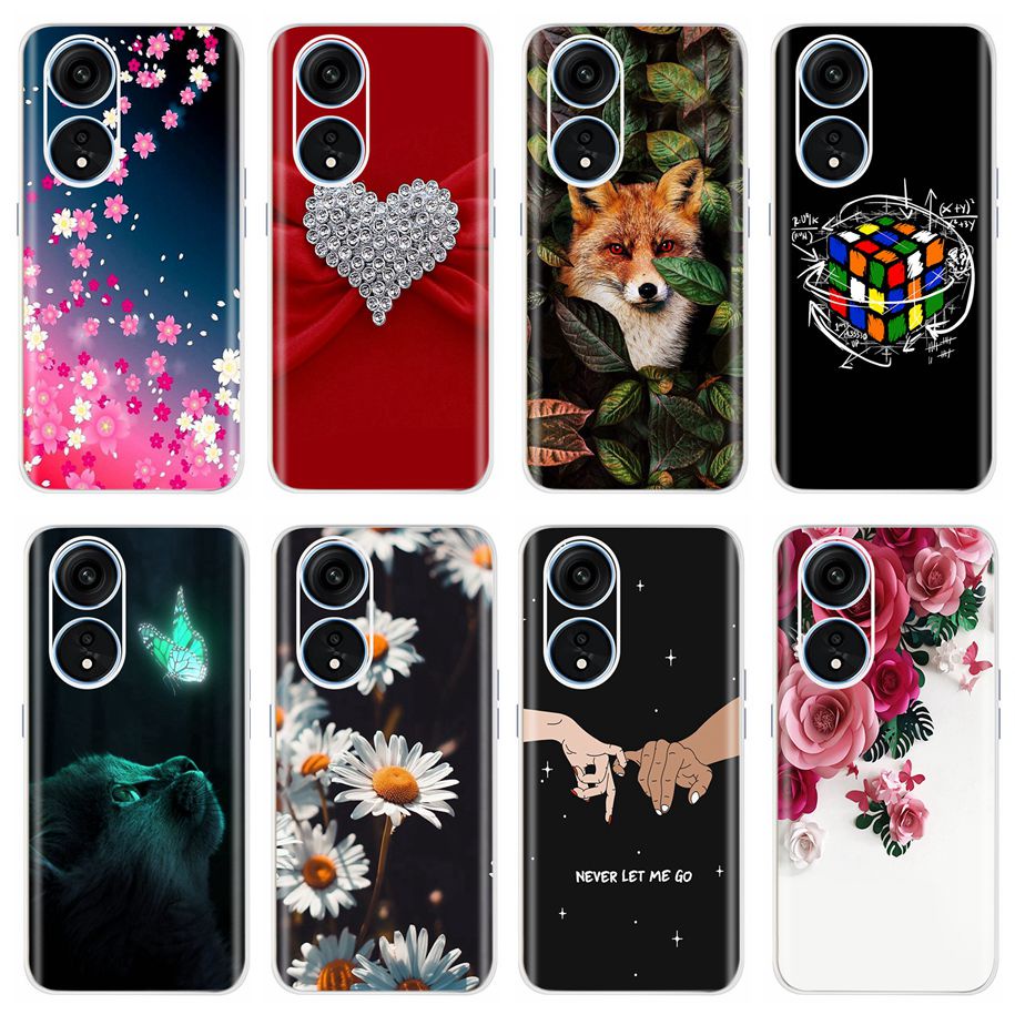For Funda OPPO A58 4G Case OPPO A58 4G Cover Housing Shockproof Soft  Silicone TPU Protective