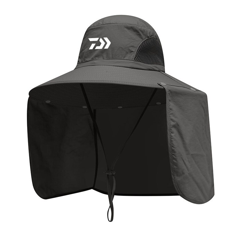 Summer Black Fishing Hat For Men Women,uv Protection Sun Cap