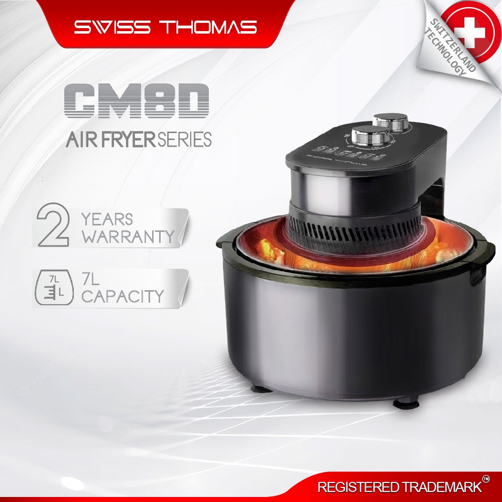 SwissThomas Air Fryer Stirrer Series ChefMaster Series CM8 7L