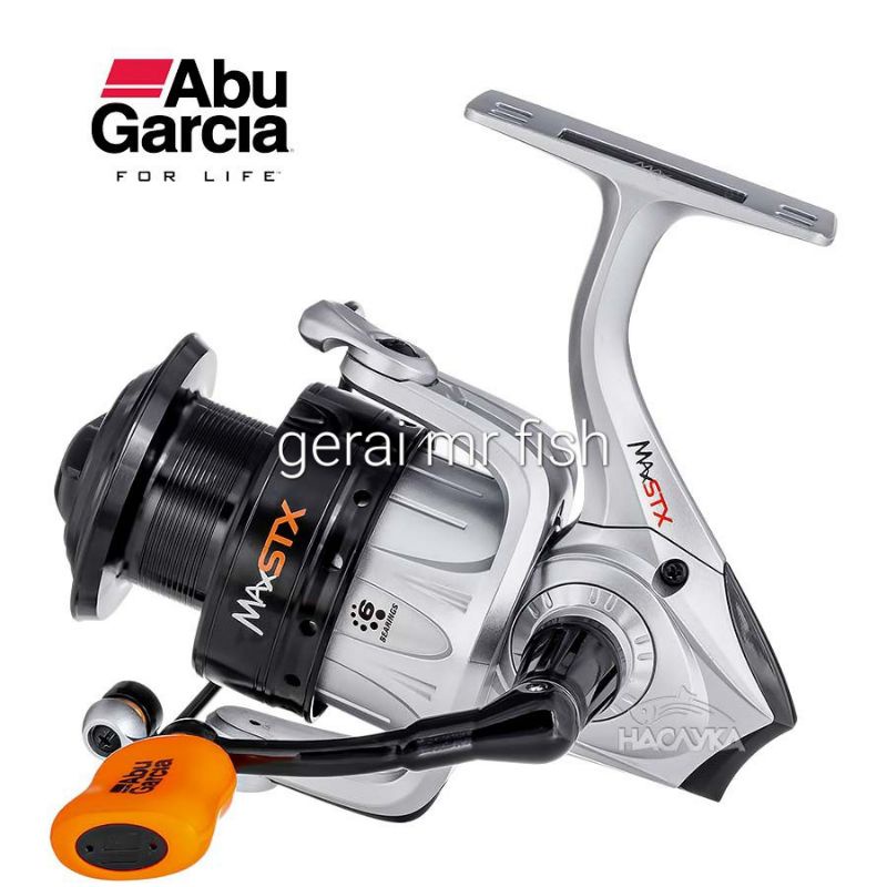 ABU GARCIA MAX STX spinning fishing reel (screw-in handle)(carbon body)