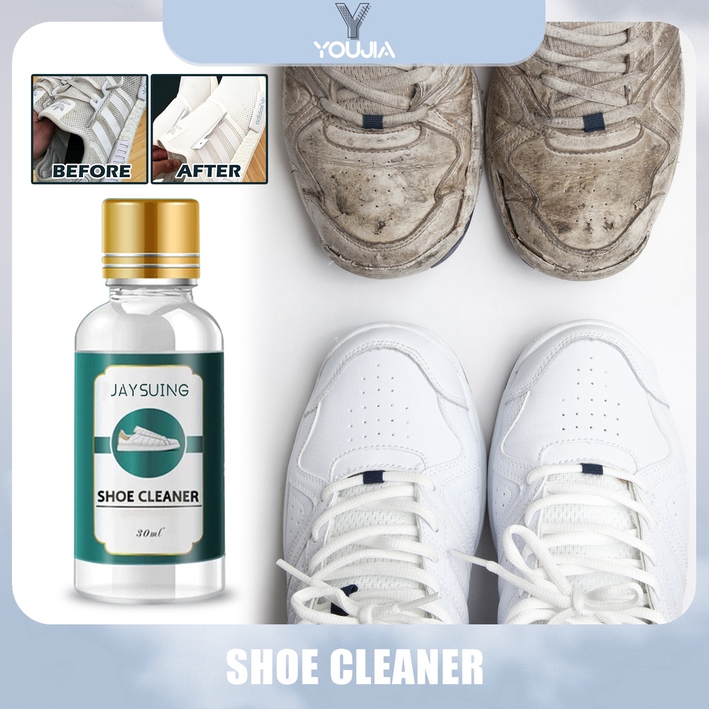 30ml White Shoes Cleaner No Wash Polishing Decontamination White Shoes  Cleaner Gel