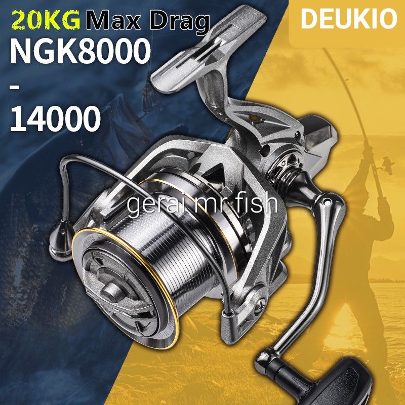 DEUKIO NGK NGK8000 - 14000 surf casting reel (Lightweight 550g