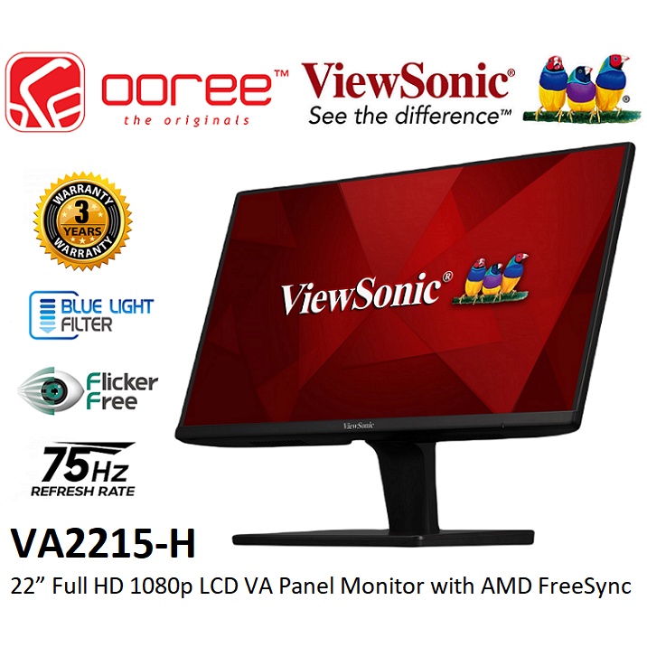 viewsonic 21.5 va2215 h 75hz fhd