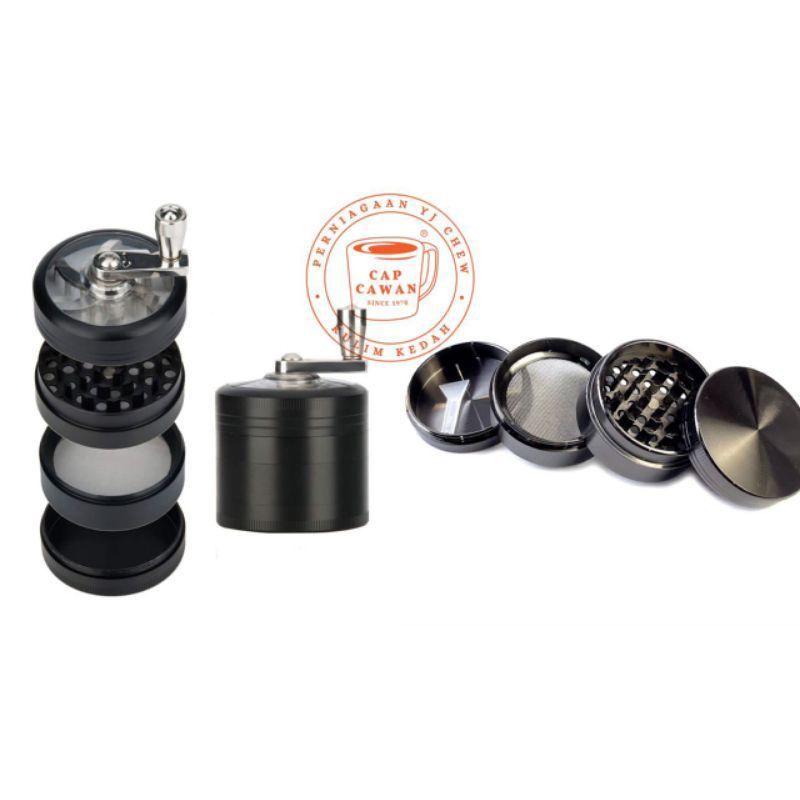 Portable Stainless Steel Glass Electric Herb Grinder - MUXIANG Pipe Shop