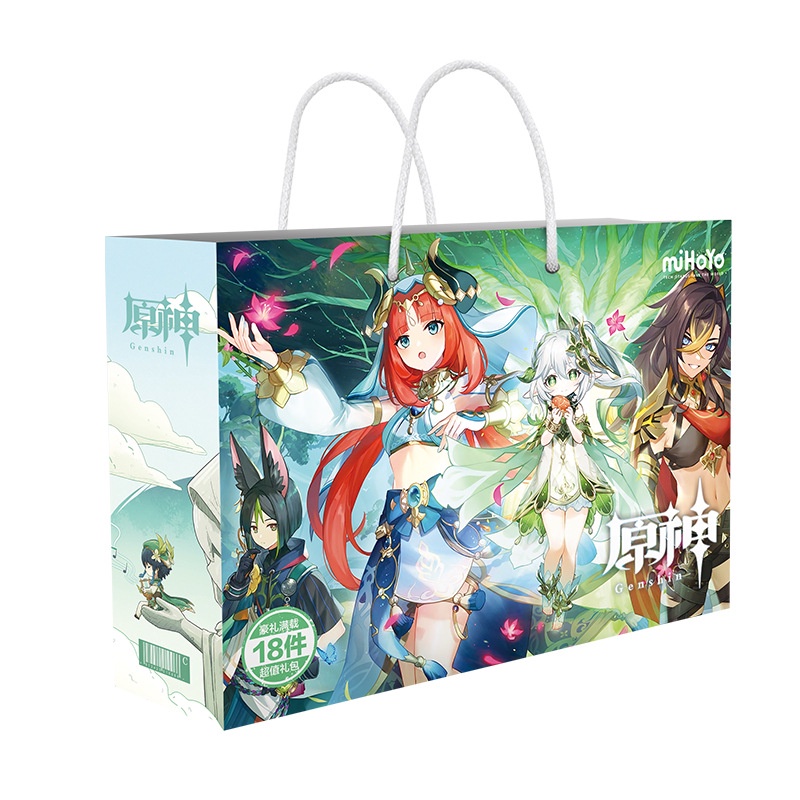 11pcs/set Demon Slayer Nezuko School Bag + lunch box bag 