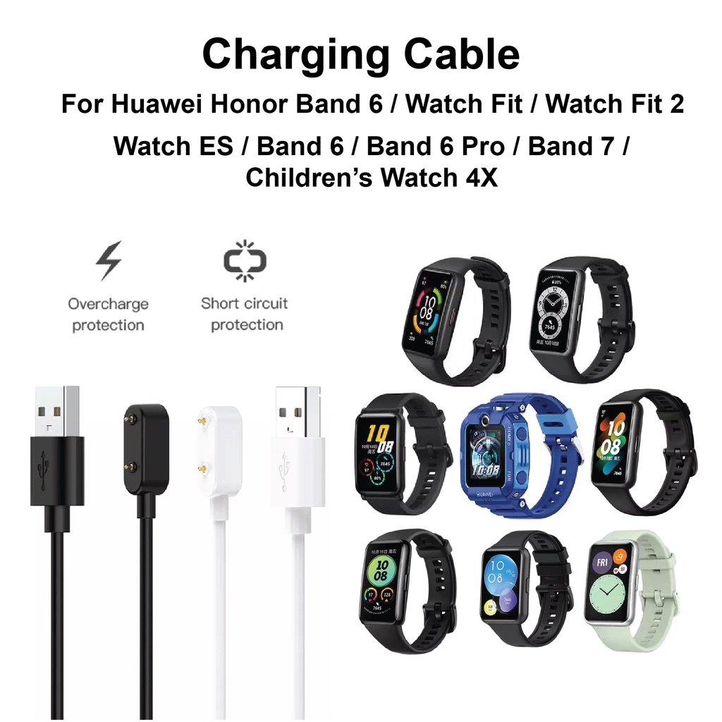 USB Charging Cable For Huawei Watch Fit / Huawei Band 6/6 Pro/7 Magnetic  Charger For Honor Band 6 / Watch ES Charging Cable Dock