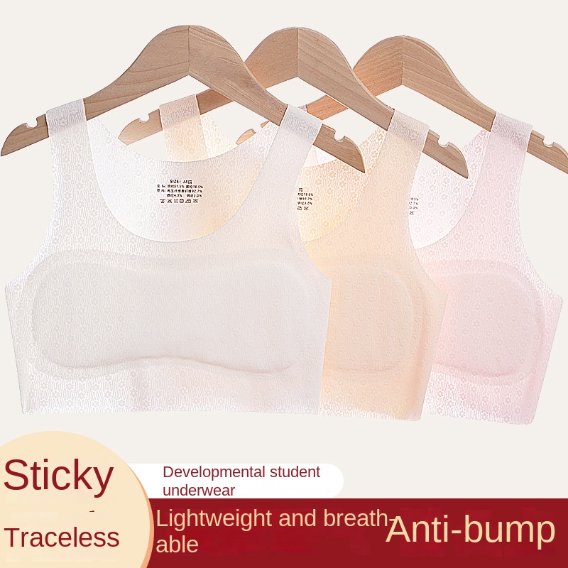 4pcs Girls Training Bra Underwear Development Period Vest Girls