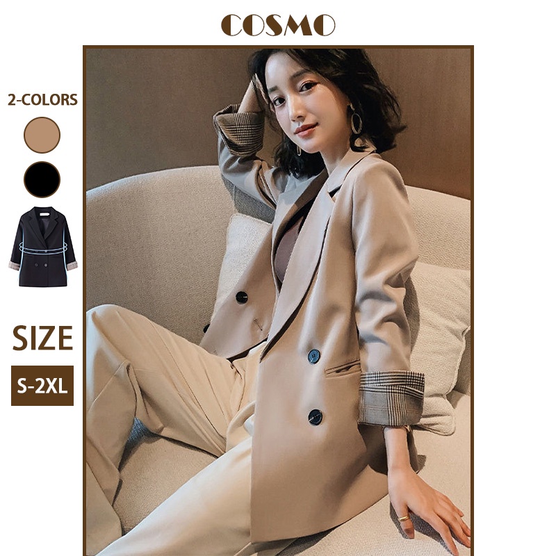 Korean Style Ins Blazer Women  Korean Office Fashion Blazer