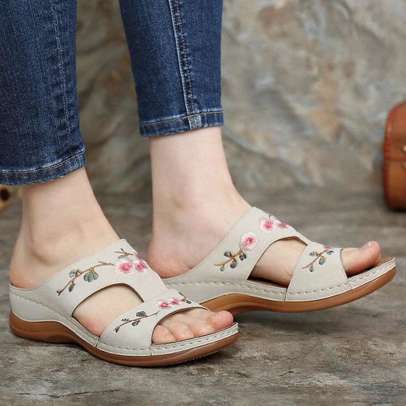 Lostisy best sale wedge sandals