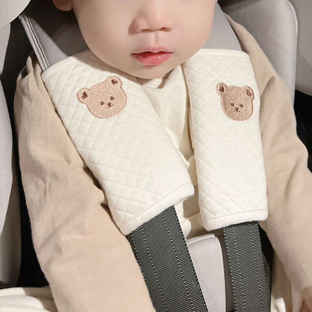 Baby seat outlet belt pads