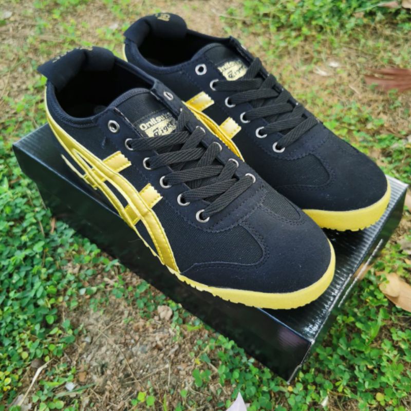 Onitsuka tiger mexico 66 black clearance yellow