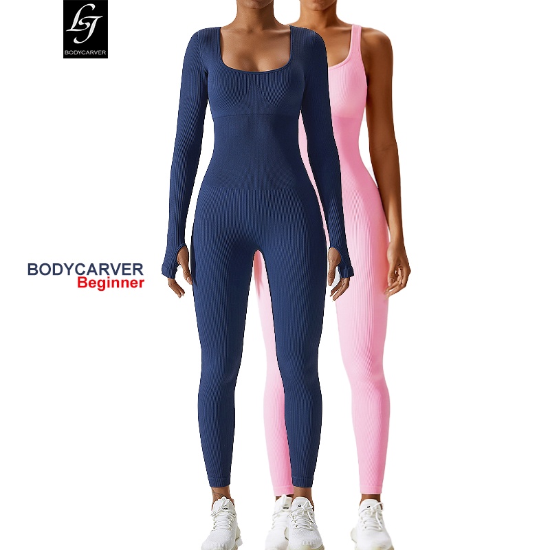 BODYCARVER EDGE Sports Bra Women One Shoulder Removable Cup Sports Un –  BodyCarver