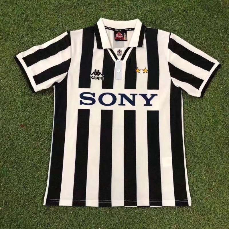 96-97 Juventus home jersey S-XXL retro short-sleeved T-shirt jersey football  jersey high quality jersey AAA