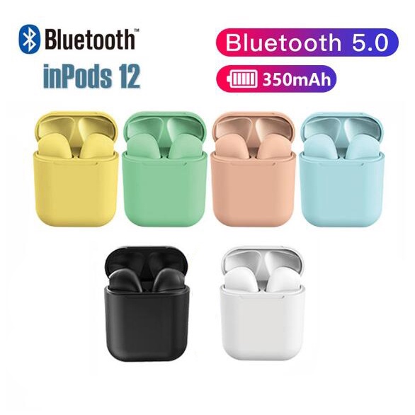 inPods 12 TWS Wireless Earbuds Bluetooth v5.0 Earphone inPods12