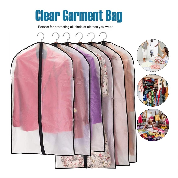 Clear best sale suit covers