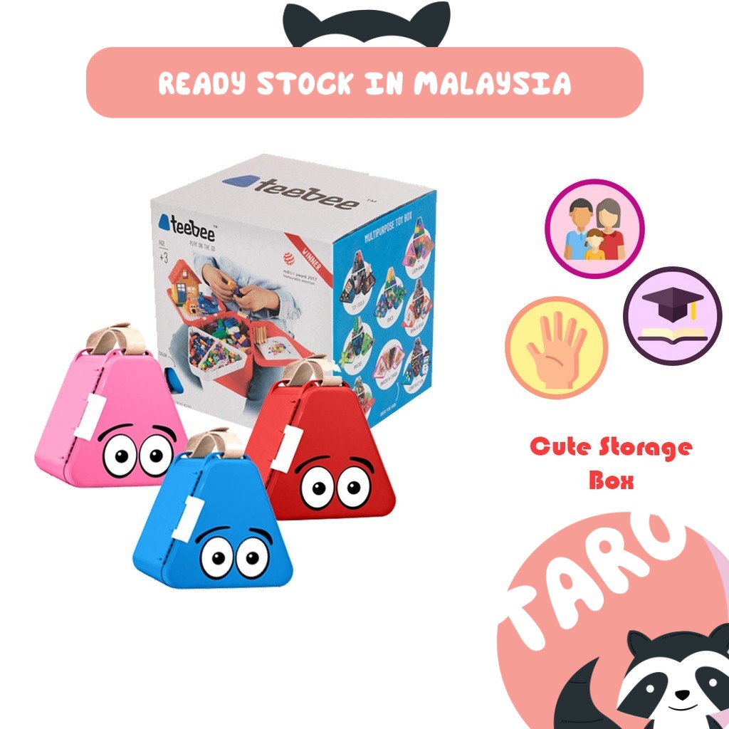 TARO Spinning Fish Toy with Mega Blocks Marble Run Race Track Building 2 in  1 Kids Toy Set Permainan Kanak