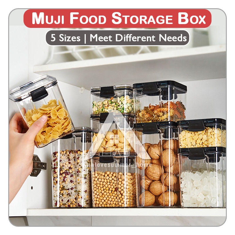 Airtight Waterproof Storage Container for Kitchen, Transparent