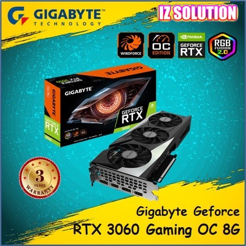 GIGABYTE GeForce RTX 3050 GAMING OC 8GB GDDR6 Graphic Card ( GV