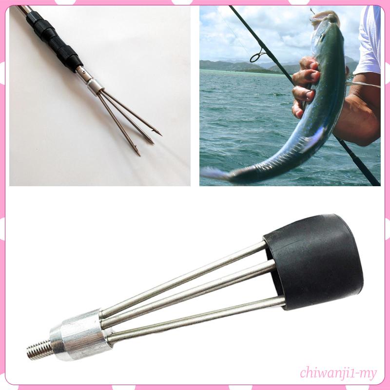 ChiwanjicdMY] Fish Gig Head Gaff gaff Fork Outdoor Barbed Diving Spears Gig  Equipment