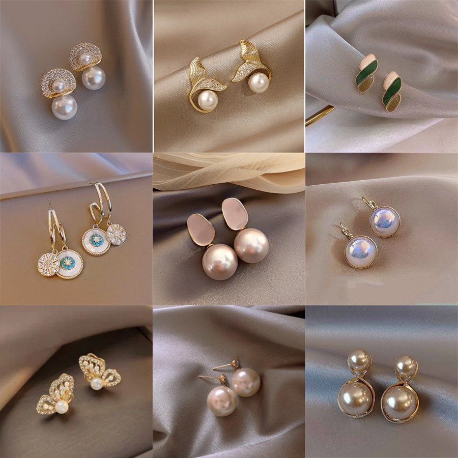 4PCS/SET Silver Color Metal Tassel Chain Love Heart Earring Irregular  Geometric Cherry Hoop Earrings for Women Gifts Jewelry Set - AliExpress