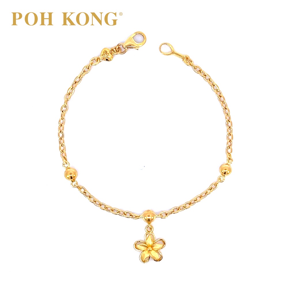 Poh kong deals white gold bracelet