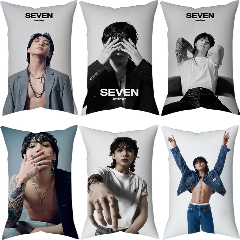 Bangtan Boys BTS KPOP Cushion Cover Throw Pillow Case Custom Gifts Soft  Decorative Cushions Cases Covers Home Decor