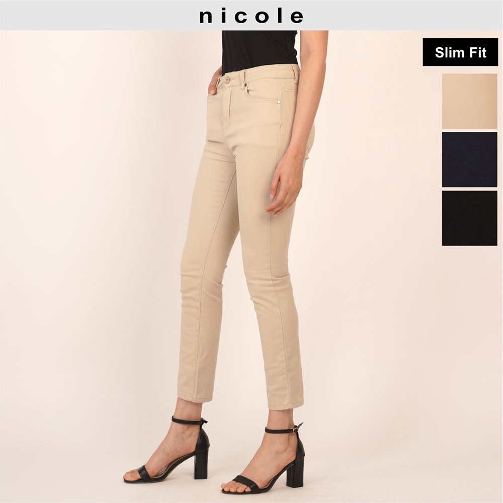 Buy nicole Nicole Comfy Elastic Waist Chiffon Fabric Palazzo Pant Online