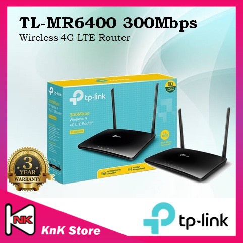 TP-Link TL-MR6400 MR6400 300Mbps Wireless N 4G LTE Router