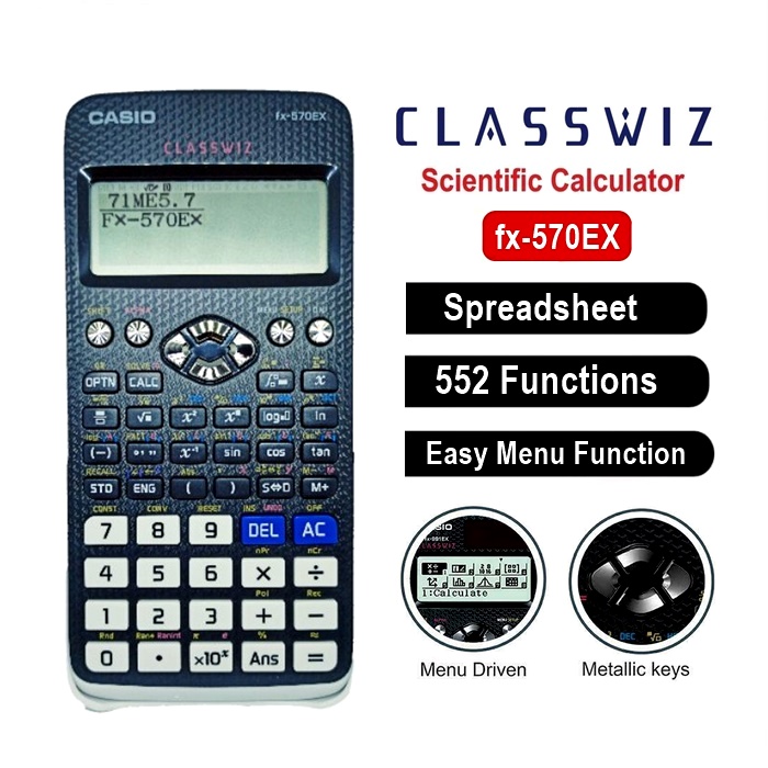 Casio 2024 calculator 570ex