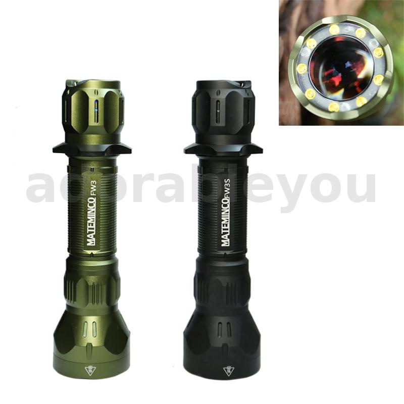 MATEMINCO FW3 2-in-1 1350m Long Distance Throwing LEP Flashlight