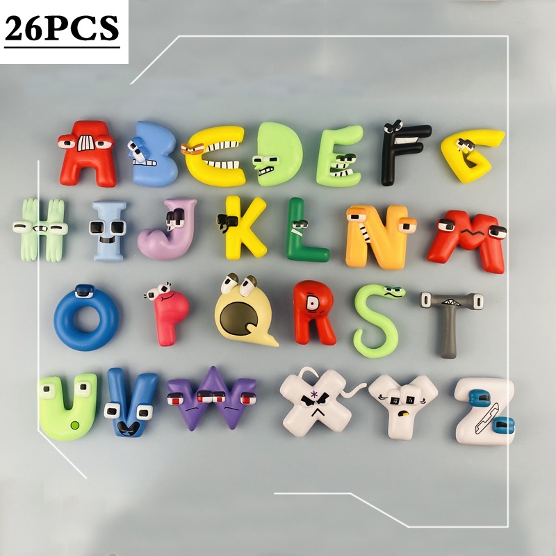 Alphabet Lore Building Blocks 26 Letter A-z Gift For Children