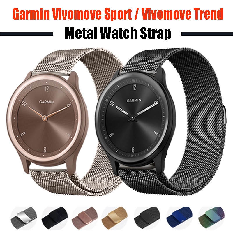 Garmin vivomove hr metal strap hotsell