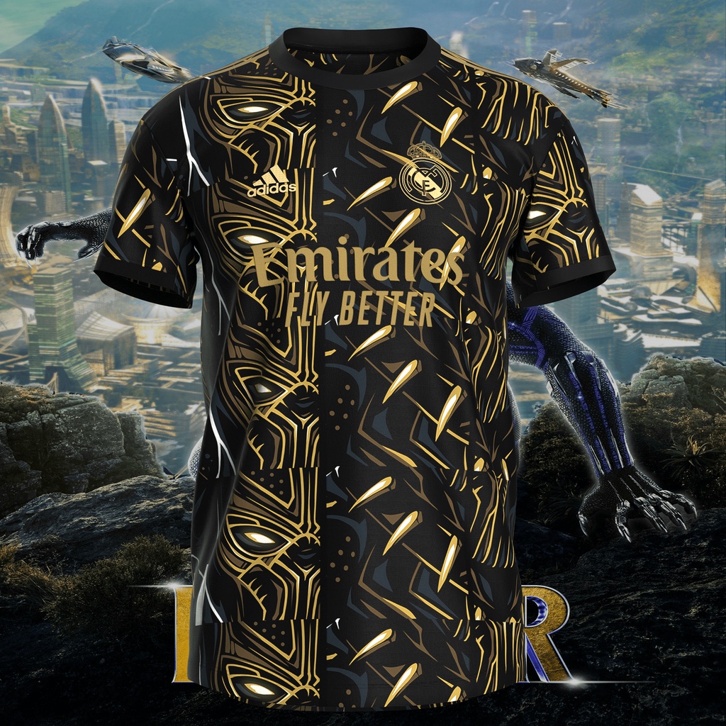 Gold Real Madrid Jersey - Special Edition | Kit Kartel