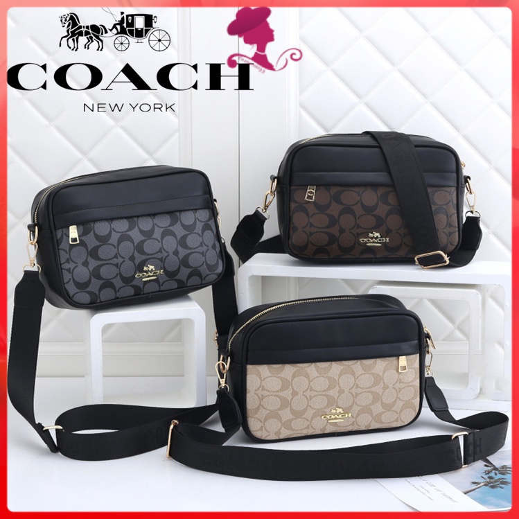 ✈✈✈ beg coach lelaki coach sling bag man Ready Stock✈[100% Original] coach  Crossbody Bag Men's Shoulder Birthday Gift