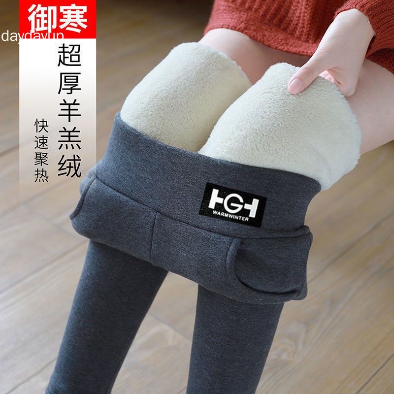 Plush and Thickened Pants for Women Autumn Winter New Leggings Casual Harlan