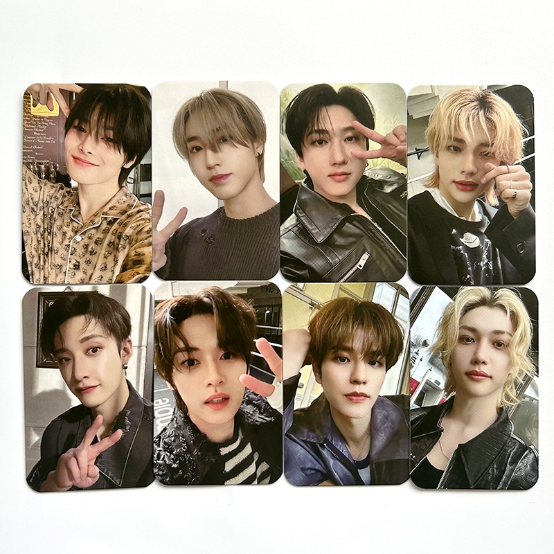 8Pcs/Set KPOP Album Photocards Stray Kids 5-STAR Postcard HyunJIn