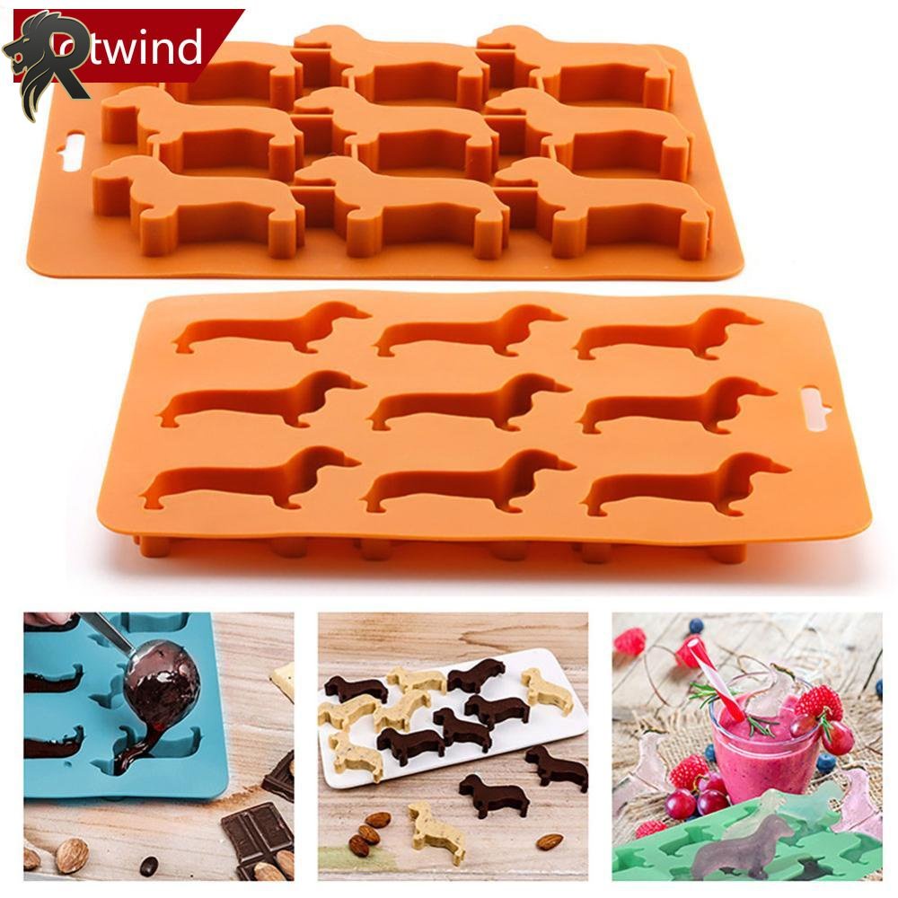 3D Dachshund Chocolate Cake Molds Beer Ice Cube Mold Party DIY