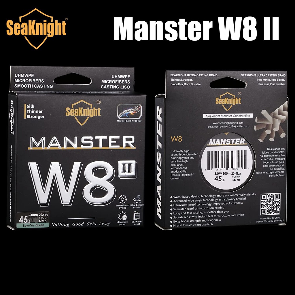 SeaKnight Manster W8 II 150M/300M/500M 8 Strands Fishing