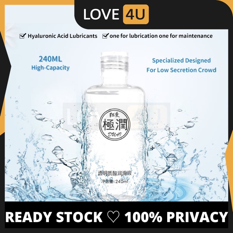 SEX DUAI Lubricant 240ml Water Based Lubricant Sex Gel Personal