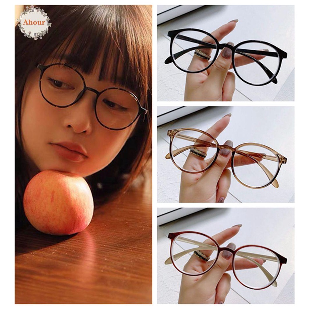 Kawaii Glasses with Chain Punk Round Wire Sakura Eyeglasses Lolita