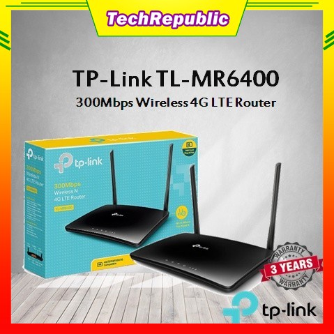 TP-Link TL-MR6400 MR6400 300Mbps Wireless N 4G LTE Router