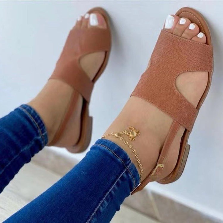 Womens size 11 flat sandals sales