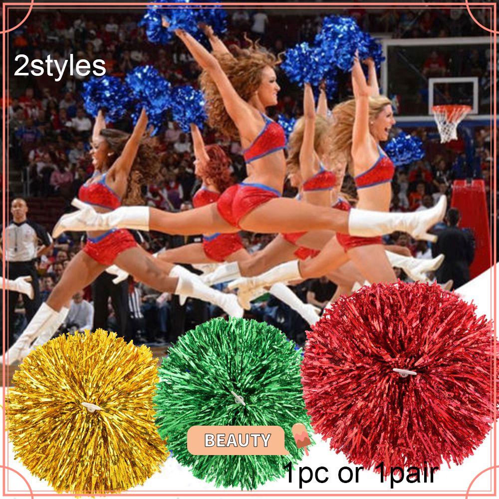 40CM Cheerleader Sports Pompons PVC Cheerleader Pompoms Game