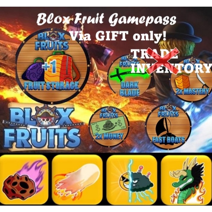 Dark blade gamepass for any fruit yall want : r/bloxfruits