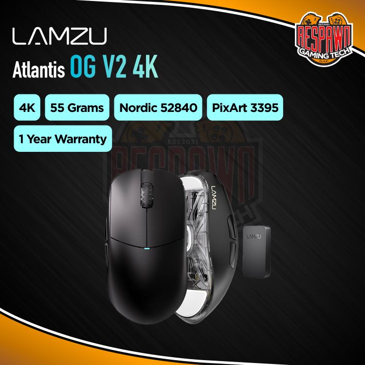 Lamzu Atlantis OG V2 4K Wireless Superlight Gaming Mouse | Shopee