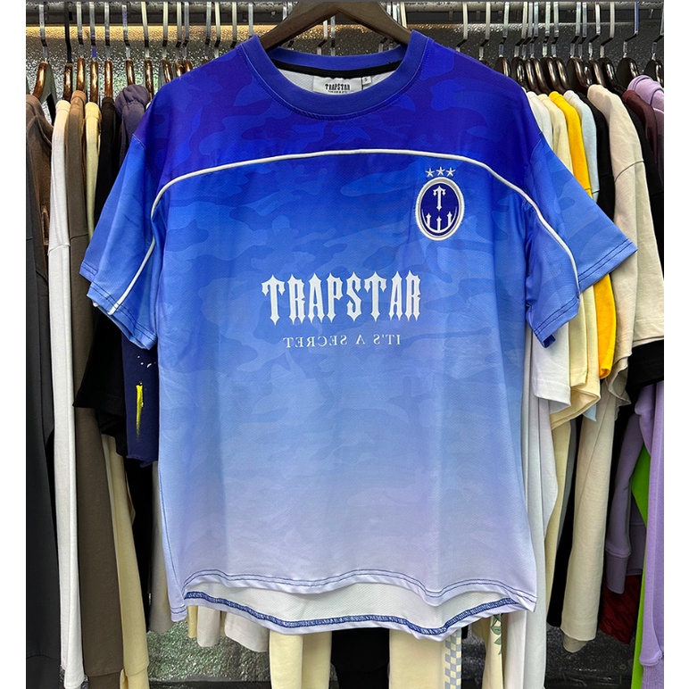 TRAPSTAR T FOOTBALL JERSEY - BLUE GRADIENT