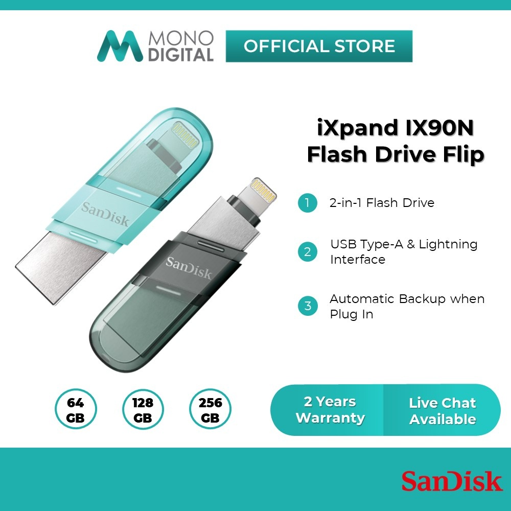 iXpand Flash Drives for iPhone, iPad, & Mac (32 GB to 256 GB