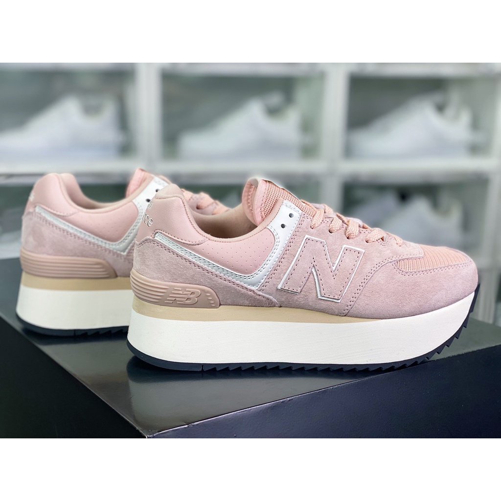 New balance 574 sport hotsell rose gold