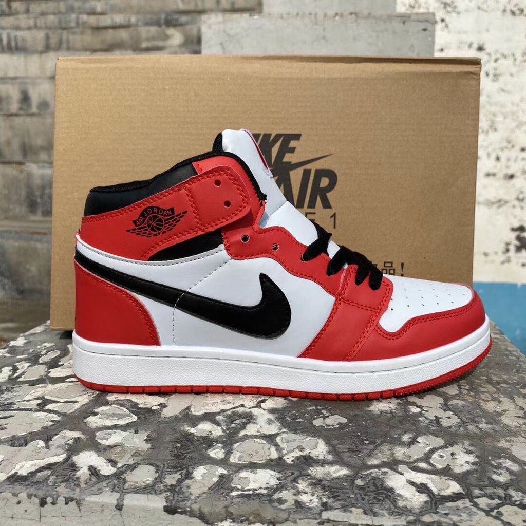 🇲🇾 Ready Stock Premium Nike Air Jordan 1 High Cut Sneakers Shoes | Kasut  Air Jordan High Cut